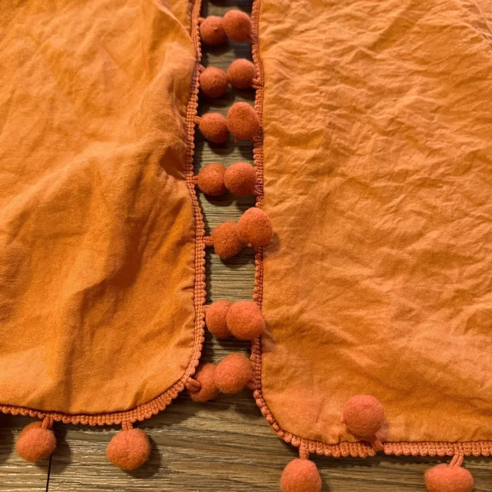 OEKO-TEX Rust Orange Rectangle Pillow Cases  Set of 2  Garment 20” x 24”